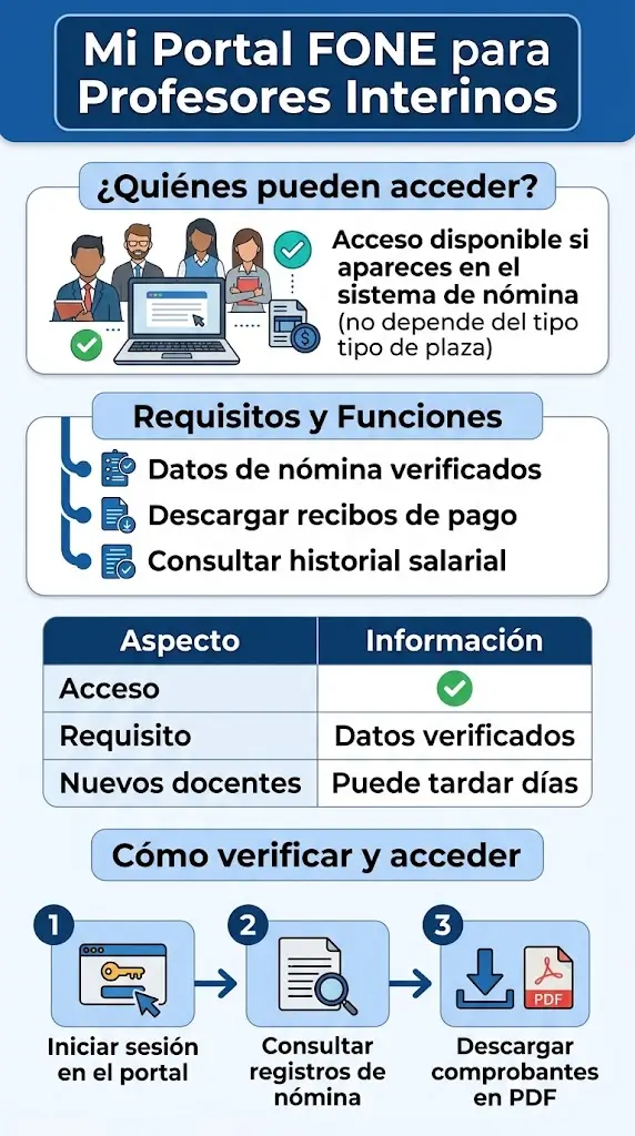 Mi Portal FONE Para Profesores Interinos Pueden Usarlo?