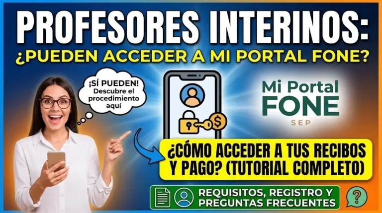 Mi Portal FONE Para Profesores Interinos Pueden Usarlo?