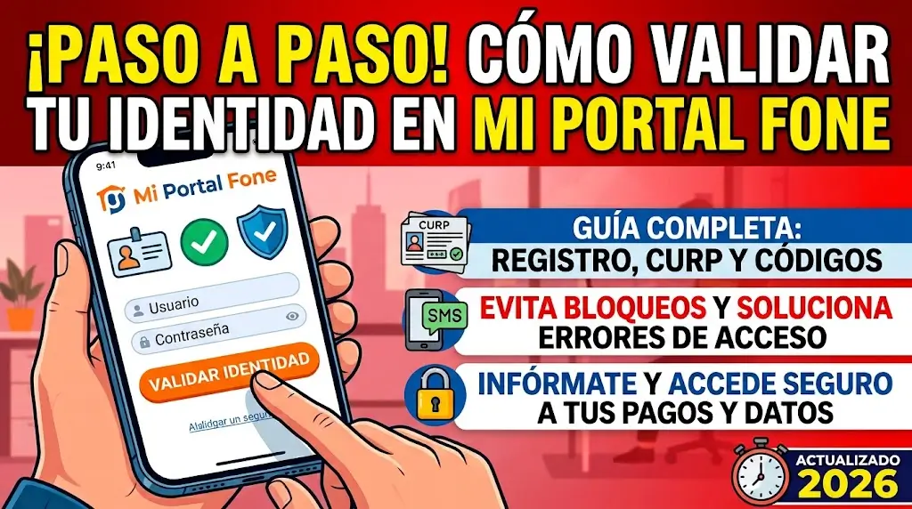 Verifica Tu Identidad En El Proceso De Validación Paso a Paso De Mi Portal Fone
