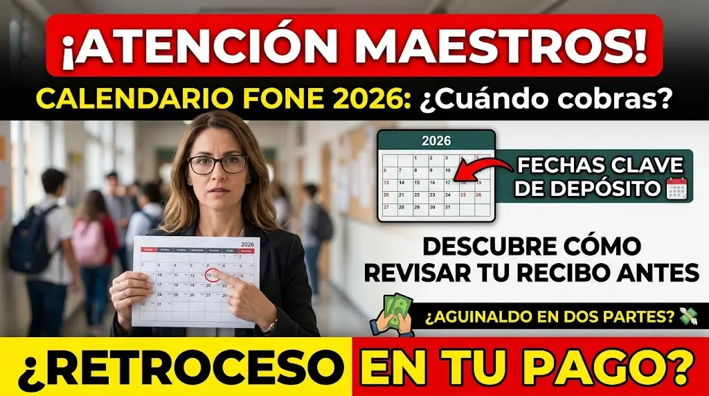 Mi Portal FONE 2026 Calendario de Salarios de Fechas de Pago Mensuales e Información