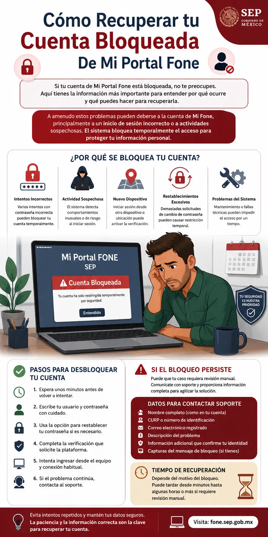 Cómo Recuperar tu Cuenta Bloqueada De Mi Portal Fone Conoce Todos Los Detalles