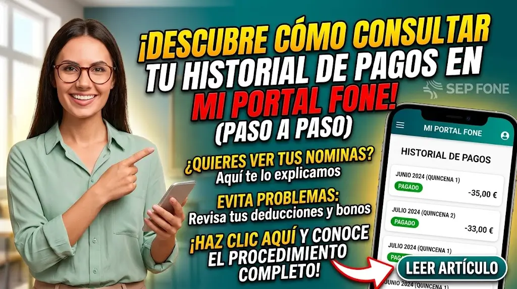 Cómo Consultar el Historial de Pagos en Mi Portal Fone y Revisar tus Nóminas Paso a Paso