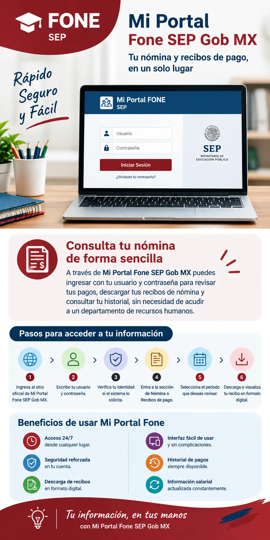 Fone Nomina Mi Portal Guía Fácil Para Consultar tu Nómina y Recibos de Pago