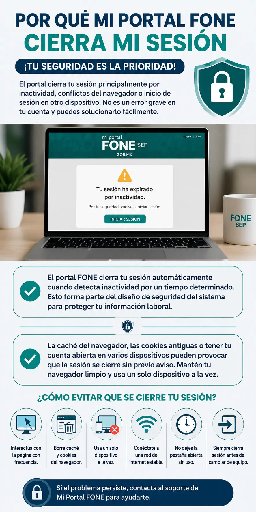 Por Qué Mi Portal FONE Cierra Mi Sesión Soluciones Paso a Paso