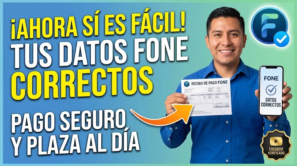 Mi Portal FONE Cómo Corregir Datos Laborales Que No Coinciden Con Tus Documentos Oficiales (Guía 2026)