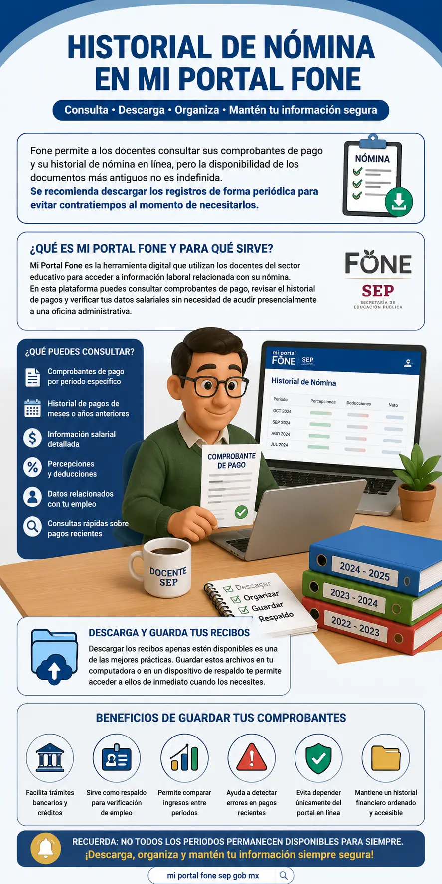 Historial De Nómina En Mi Portal Fone Cuánto Tiempo Permanecen Disponibles Los Comprobantes