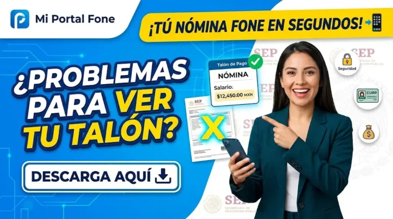 Mi Portal Fone Talón De Pago Registros Revisar Por Usar Más Fácil Método Guía Paso a Paso