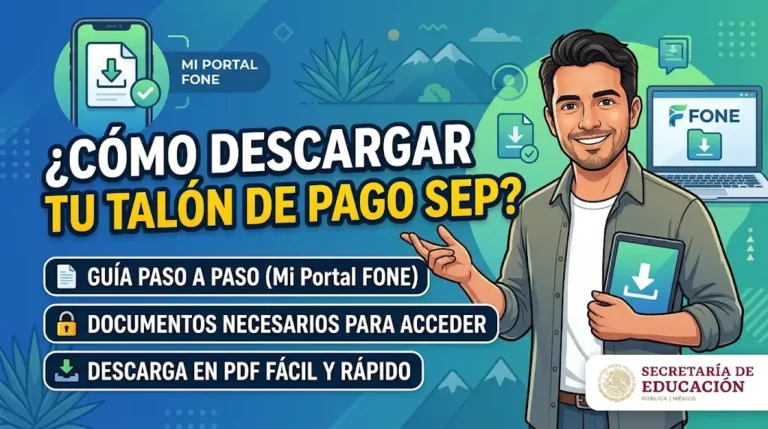 Comprobante De Pago SEP Cómo Descargar a Través Del Fone Portal