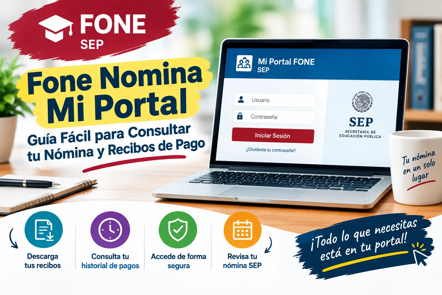 Fone Nomina Mi Portal Guía Fácil Para Consultar tu Nómina y Recibos de Pago