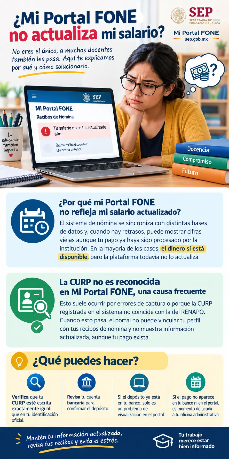 Mi Portal Fone No Actualiza Mi Salario Causas Reales y Cómo Solucionarlo