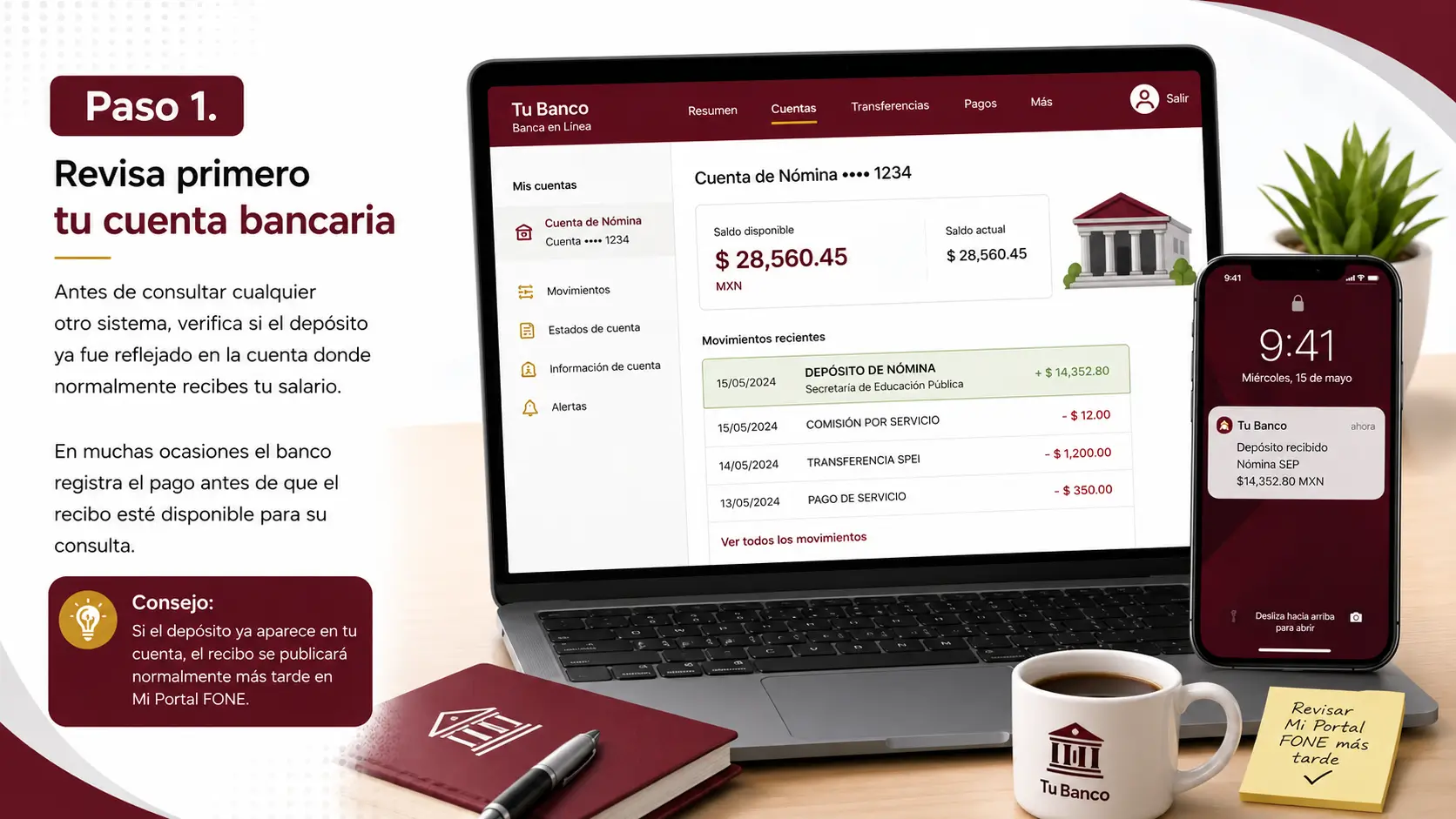 Consultar Pago SEP Septiembre 2026 Conozca el Proceso Paso a Paso