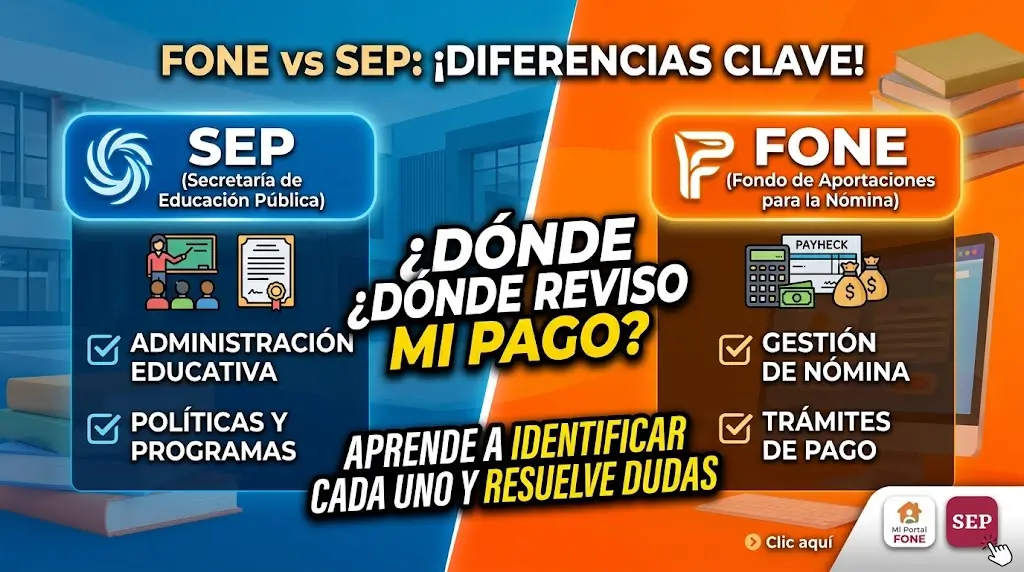 FONE vs SEP Cuál es la Diferencia y Cómo Están Trabajada?